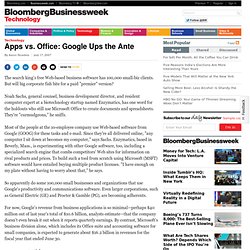 Apps vs. Office: Google Ups the Ante