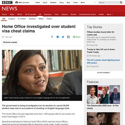 Home Office Investigated Over Student Visa Cheat Claims