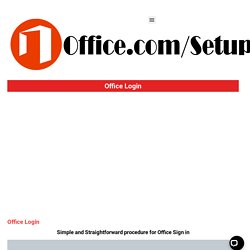 Office Login : Microsoft Office Sign in