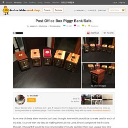 Post Office Box Piggy Bank/Safe. : 5 Steps