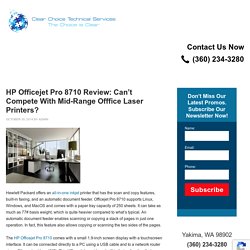 HP Officejet Pro 8710 Review: Can’t Compete With Mid-Range Offfice Laser Printers? - Copier Lease Washington