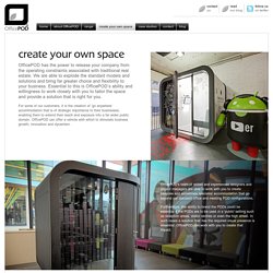 OfficePOD®. Create my own space.