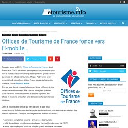 Offices de Tourisme de France fonce vers l’i-mobile…