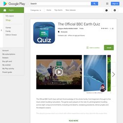 The Official BBC Earth Quiz