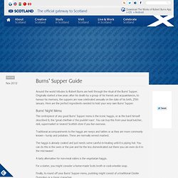 Burns’ Supper Guide
