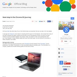 Next step in the Chrome OS journey