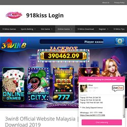 3win8 Official Website Malaysia