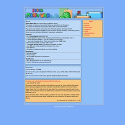 The Official Super Mario War Website