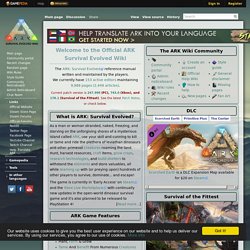 Official ARK: Survival Evolved Wiki
