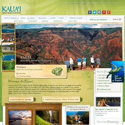 Kauai's Official Travel Site: Find Vacation & Travel Information