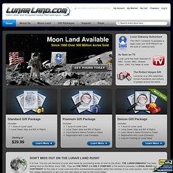 LUNAR LAND® Official Website - Authorized LUNAR EMBASSY Agent