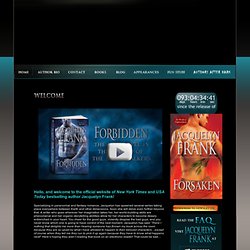 Official Website for author Jacquelyn Frank