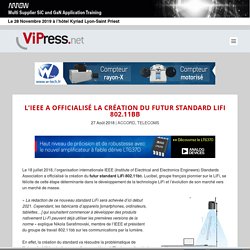 L'IEEE a officialisé la création du futur standard LiFi 802.11bb - VIPress.net