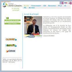 Site officiel du collège Aimé Césaire - Académie de Grenoble
