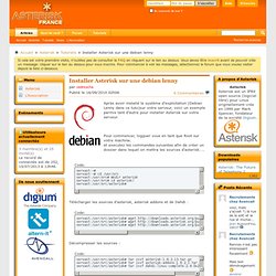 Le forum officiel de l'Association Asterisk France - Installer Asterisk sur une debian lenny