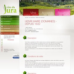 Site Officiel des Vins du Jura - Comité Interprofessionnel des Vins du Jura