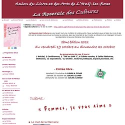 Site officiel du Salon International du Livre et des Arts de L'Haÿ-les-Roses - 2012 - 5ème édition : “Femmes, je vous aime”