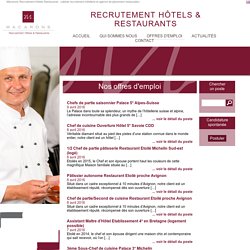 offre emploi communication hotel luxe