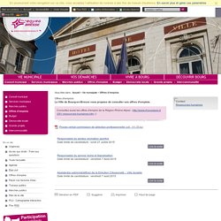 Offres d'emplois - Vie municipale - Ville de Bourg-en-Bresse