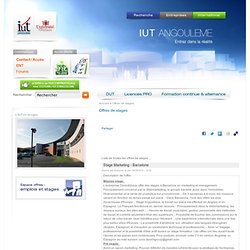 Site officiel IUT Angoulême