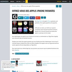 Offrez-vous des applis iPhone payantes - Gizmodo -