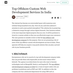 Top Offshore Custom Web Development Services In India