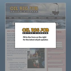 Offshore Oil Rig Jobs