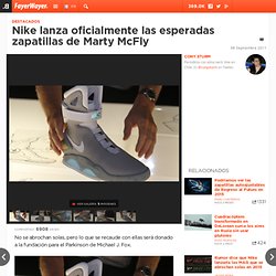 Nike lanza oficialmente las esperadas zapatillas de Marty McFly