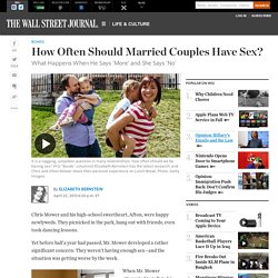 How Often Should Married Couples Have Sex?