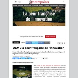 Doc 8 : OGM : la peur française de l’innovation