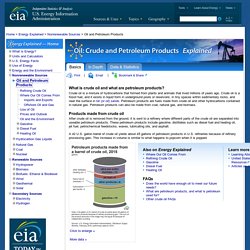 Oil: Crude and Petroleum Products