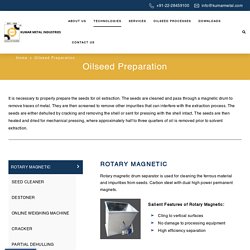 Oilseed Preparation - Kumar Metal Industries