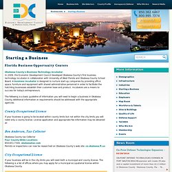 Okaloosa EDC - Starting a Business
