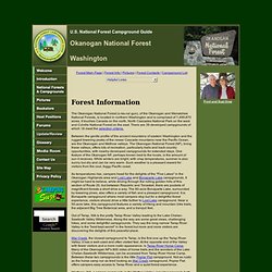 Okanogan National Forest Campgrounds