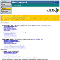Okapi Framework - Downloads