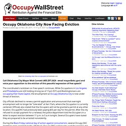 Occupy Oklahoma City Now Facing Eviction