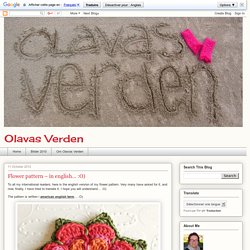 Olavas Verden: Flower pattern – in english… :O)