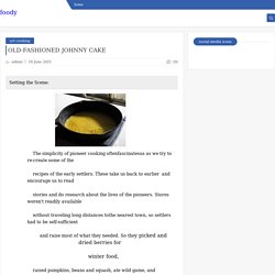 OLD-FASHIONED JOHNNY CAKE