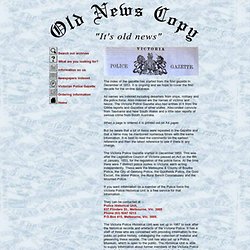 Old News Copy