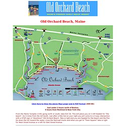 Old Orchard Beach Maine Map