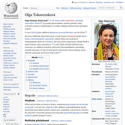 Olga Tokarczuková