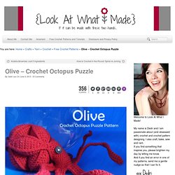 Olive - Crochet Octopus Puzzle