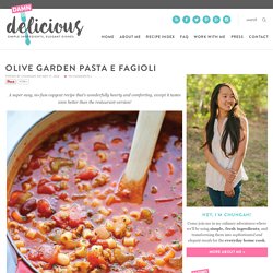 Olive Garden Pasta e Fagioli