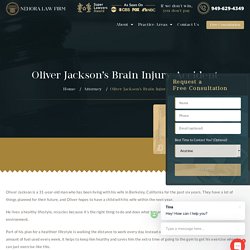 Oliver Jackson's Brain Injury Accident