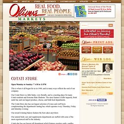 Oliver's Markets : Cotati Store
