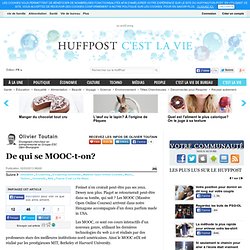 Olivier Toutain: De qui se MOOC-t-on?