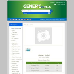 İndirimli fiyata çevrimiçi xenical hapları satın alın