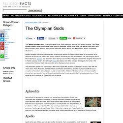 The Olympian Gods