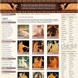 Olympian Gods of Greek Mythology THEOI.COM