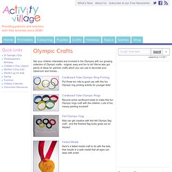 Olympic Crafts for Kids